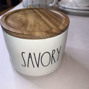 Rae Dunn Savory Cannister